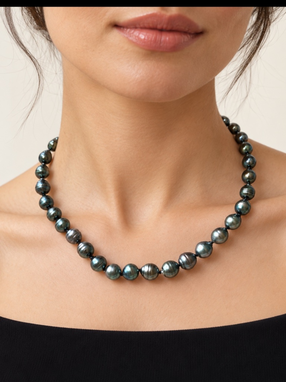 EFFY Tahitian Baroque Pearl Necklace – 35 Pearls, 18K Gold Clasp